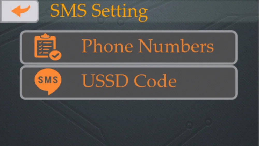 تنظیم هشدار پیامکی تیشو پروسسور TP7400